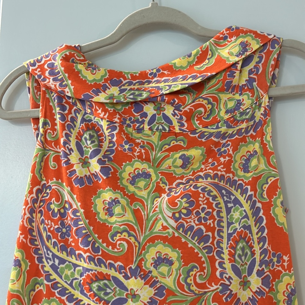 Lauren Ralph Lauren Vibrant Paisley Mini Dress - Picture 4 of 9